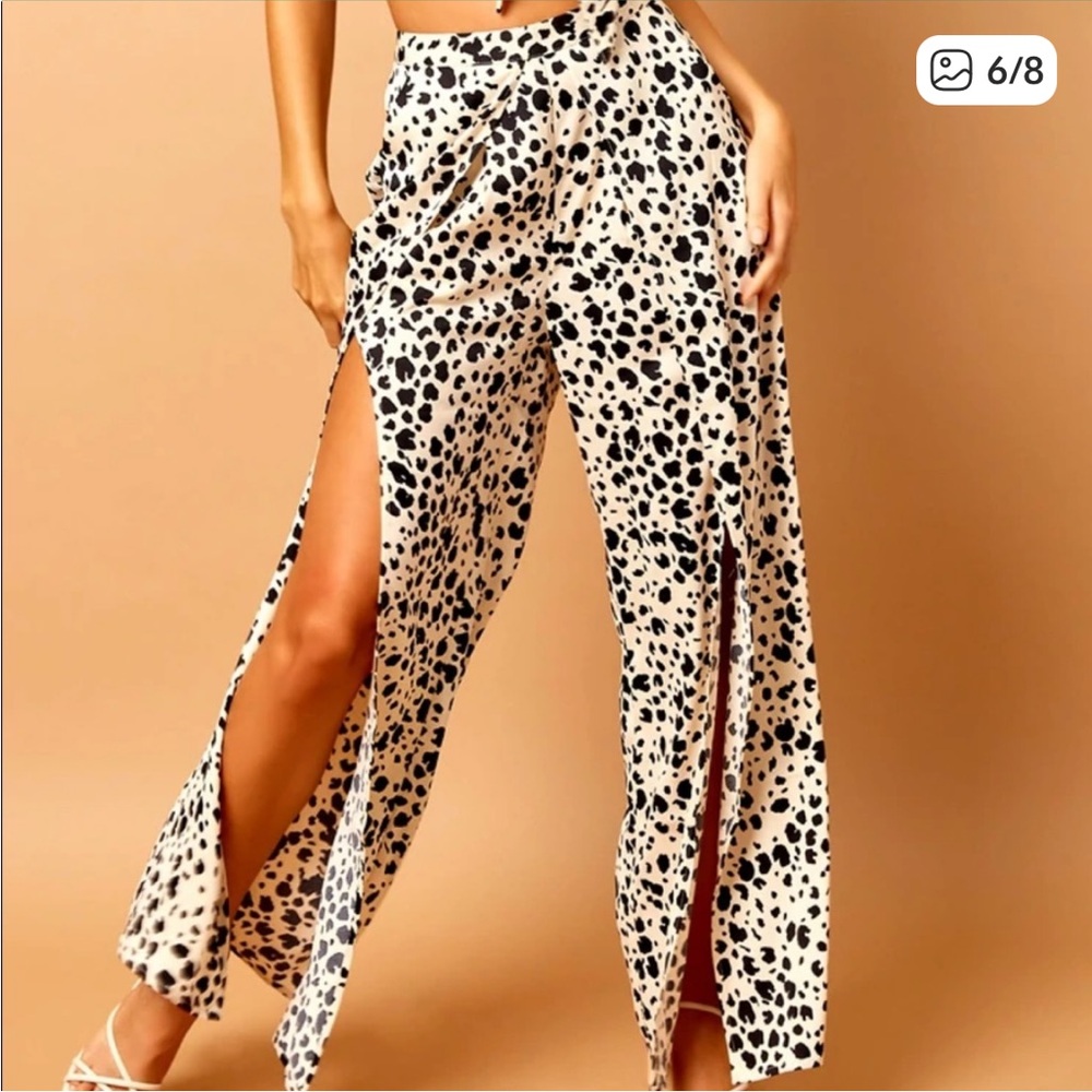 Beach Bunny Ramsey Split‎ Leg Pants, XS - Picture 12 of 12